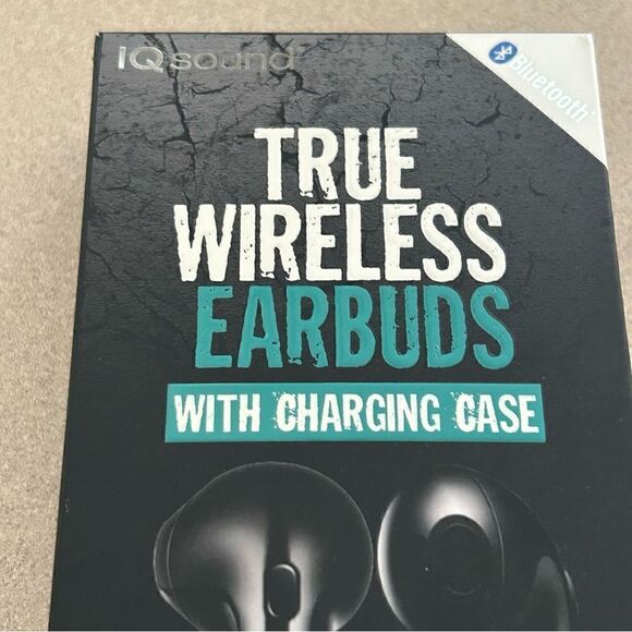 New, IQ Sound True Wireless Earbuds  w/Charging Case - Picture 2 of 7